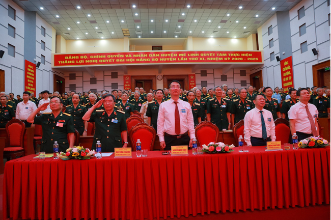 Mê Linh tổ chức đại hội cựu chiến binh - Ảnh 1.