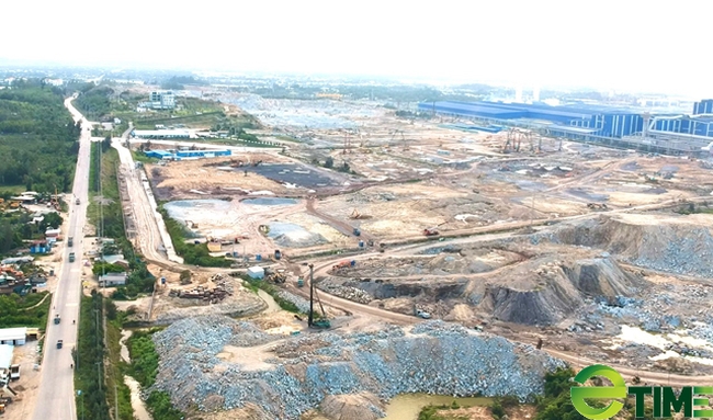 Quảng Ngãi:
Cận cảnh đại công trường GPMB dự án thép 85.000 tỷ tại KKT Dung Quất
 - Ảnh 1.