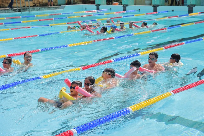 Giải bơi cứu đuối toàn quốc: Gần 500 thanh thiếu nhi tranh tài - Ảnh 3.