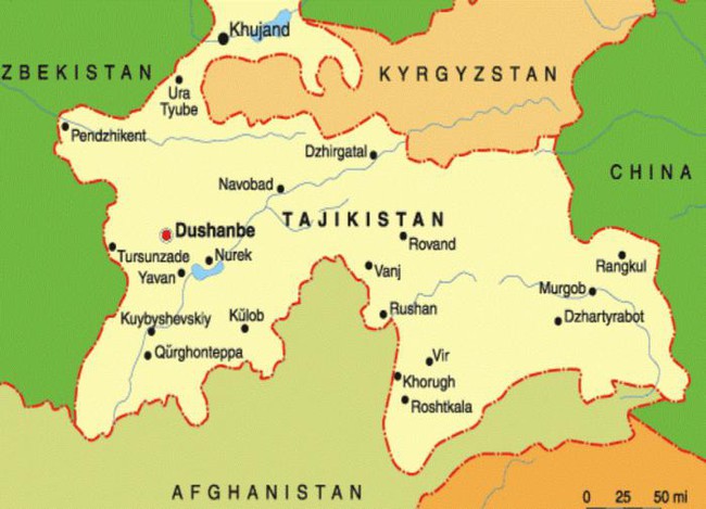 Tajikistan là một mắt xích yếu ở Trung Á. Ảnh Pravda