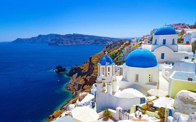 Đảo Santorini - “Thiên đường nơi hạ giới” - Ảnh 1.