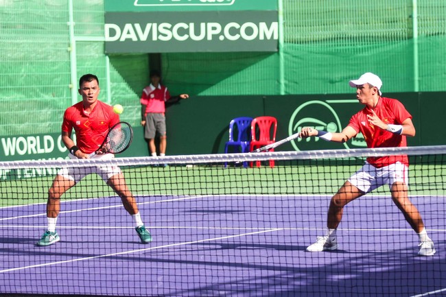 Lý Hoàng Nam giúp quần vợt Việt Nam giành vé tranh play-off thăng hạng nhóm II Davis Cup  - Ảnh 4.