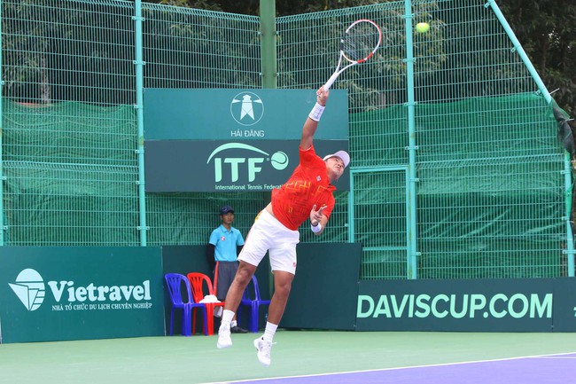 Lý Hoàng Nam giúp quần vợt Việt Nam giành vé tranh play-off thăng hạng nhóm II Davis Cup  - Ảnh 3.
