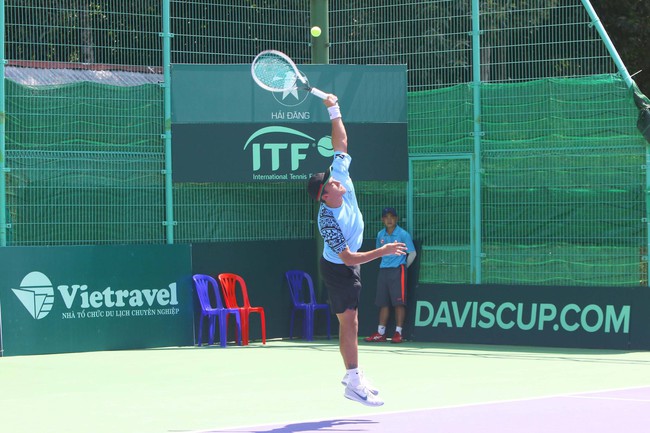 Lý Hoàng Nam giúp quần vợt Việt Nam giành vé tranh play-off thăng hạng nhóm II Davis Cup  - Ảnh 2.