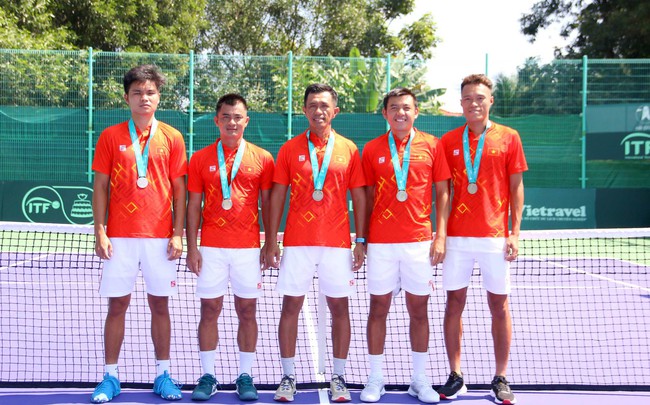Lý Hoàng Nam giúp quần vợt Việt Nam giành vé tranh play-off thăng hạng nhóm II Davis Cup  - Ảnh 1.