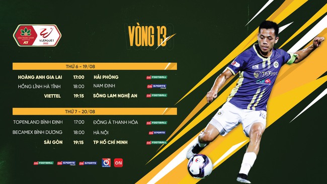 Lịch phát sóng trực tiếp vòng 13 V.League 2022: Derby Sài Thành - Ảnh 1.