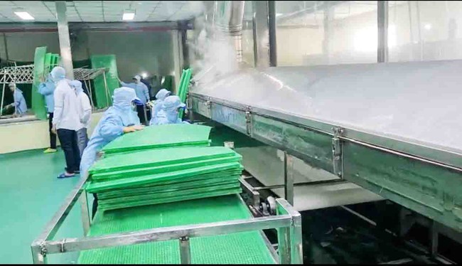 Đưa công nghệ vào sản xuất, bánh tráng Phú Hoà Đông hướng đến xuất khẩu - Ảnh 2.