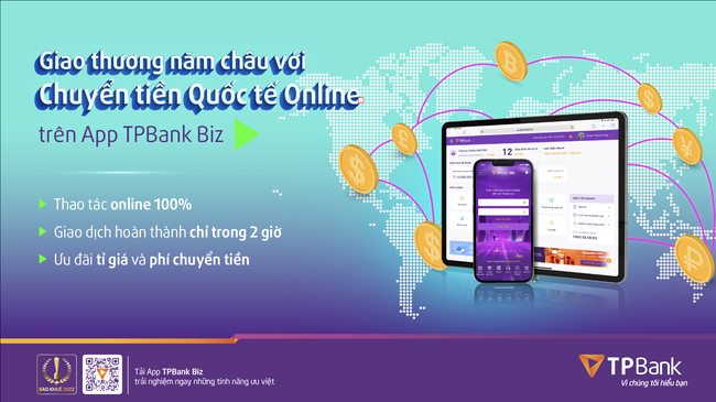 TPBank miễn phí chuyển tiền quốc tế online cho doanh nghiệp - Ảnh 1.