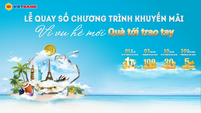 44 khách hàng Vietbank trúng thưởng hàng tỷ đồng chương trình “Vi vu Hè mới - Quà tới trao tay” - Ảnh 1.