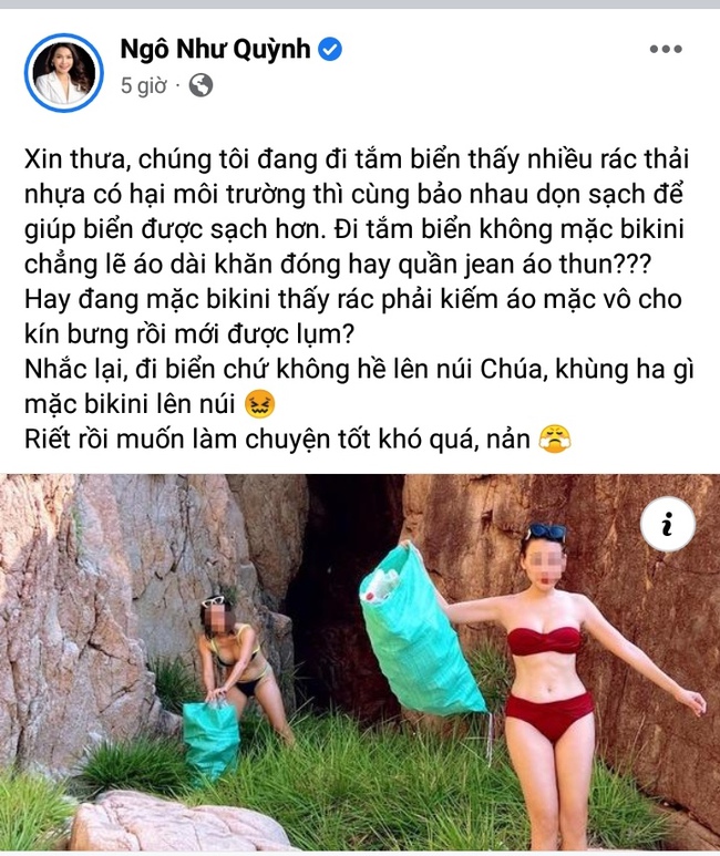Sự thật nhóm bạn mặc bikini nhặt rác tại bãi biển Ninh Thuận không như nhiều người đang nghĩ - Ảnh 1.