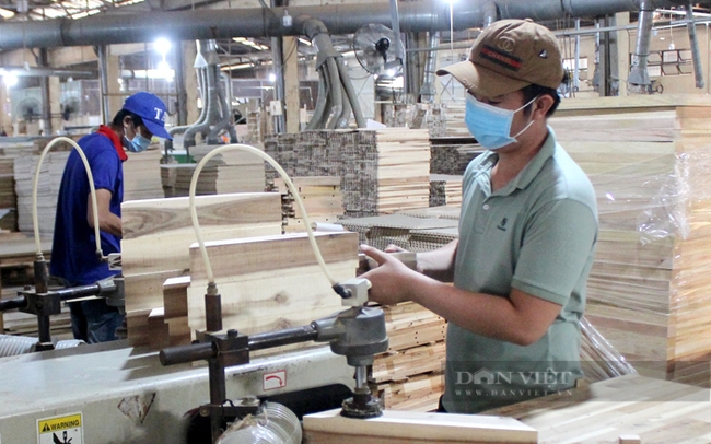 Người lao động làm việc tại một công ty chế biến gỗ trên địa bàn TP.Thuận An, Bình Dương. Ảnh: Trần Khánh