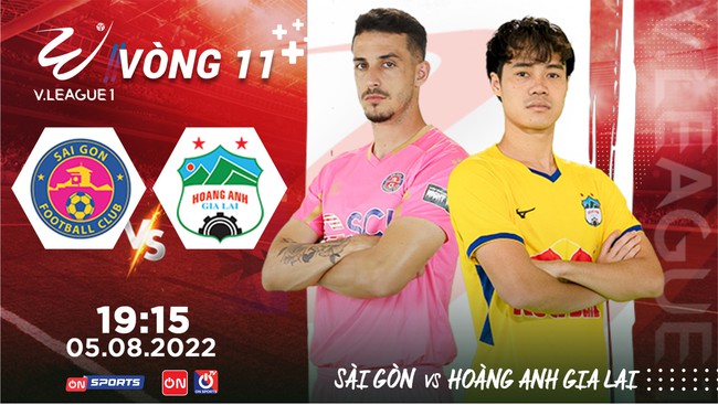 Link xem trực tiếp Sài Gòn FC vs HAGL (19h15) - Ảnh 1.