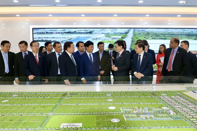 Phó Thủ tướng Singapore đến Bình Dương thăm khu công nghiệp VSIP I rộng 500ha - Ảnh 1.