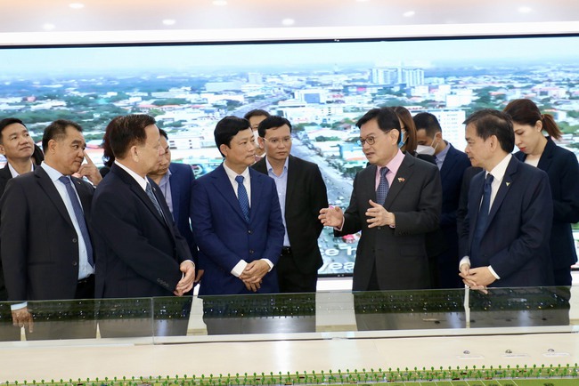 Phó Thủ tướng Singapore thăm khu công nghiệp VSIP I - Bình Dương - Ảnh 1.