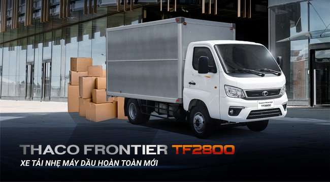 Thaco Frontier TF2800 - xe tải nhẹ máy dầu hoàn toàn mới - Ảnh 5.