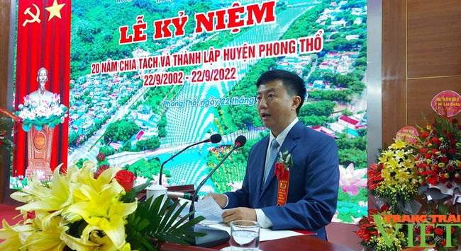 Phong Thổ kỷ niệm 20 năm chia tách và thành lập huyện - Ảnh 3. Phong Thổ kỷ niệm 20 năm chia tách và thành lập huyện - Ảnh 3.