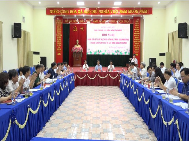 9 tháng đầu năm, huyện Mỹ Đức đã đạt được kết quả gì trong xây dựng Nông thôn mới? - Ảnh 1.