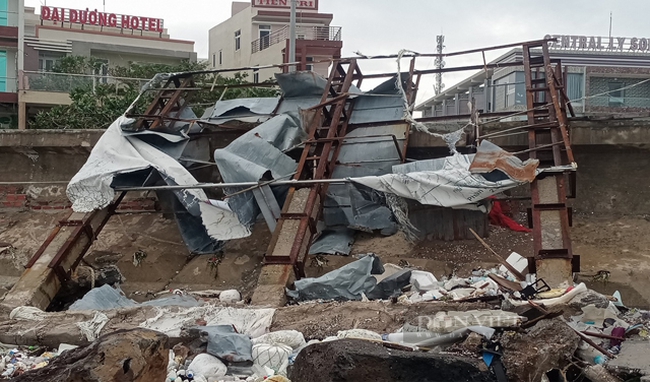 Quảng Ngãi:Nằm trên đường tâm bão Noru đổ bộ đất liền, Lý Sơn thiệt hại gần 63 tỷ đồng - Ảnh 7.