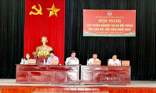 Ninh Bình: Hội Nông dân huyện Yên Khánh đối thoại với hội viên nông dân - Ảnh 2.