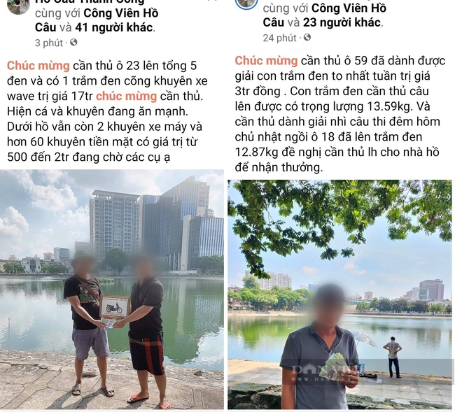 Vụ câu cá có thưởng trái phép ở Hà Nội: Các quận cần sớm có báo cáo Chủ tịch TP - Ảnh 1.