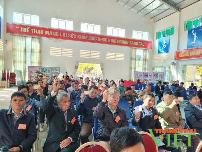 Điện Biên: Đại hội Đại biểu Hội nông dân xã Thanh Nưa lần thứ X, nhiệm kỳ 2023 – 2028   - Ảnh 4.