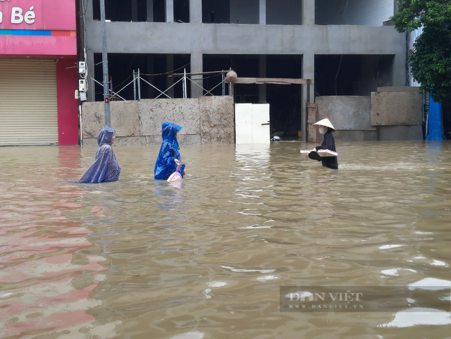 Chùm ảnh: Loạt xe ô tô ở Huế bị ngập lũ, dân đi thuyền trên phố - Ảnh 12.