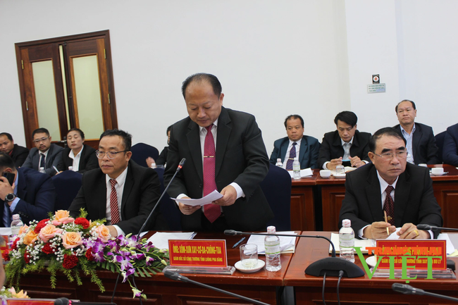 Điện Biên và 6 tỉnh Bắc Lào tăng cường hợp tác, đẩy mạnh hoạt động thương mại biên giới   - Ảnh 2.
