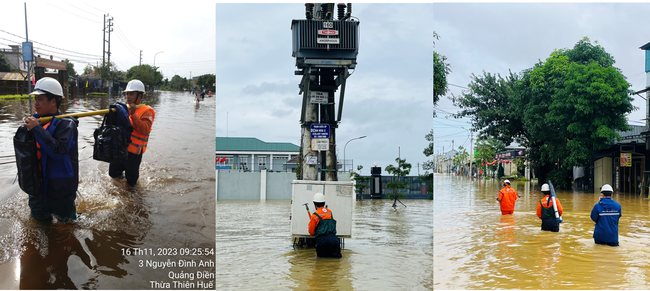 Điện lực Thừa Thiên Huế hoàn thành khôi phục lưới điện sau mưa lũ - Ảnh 4.