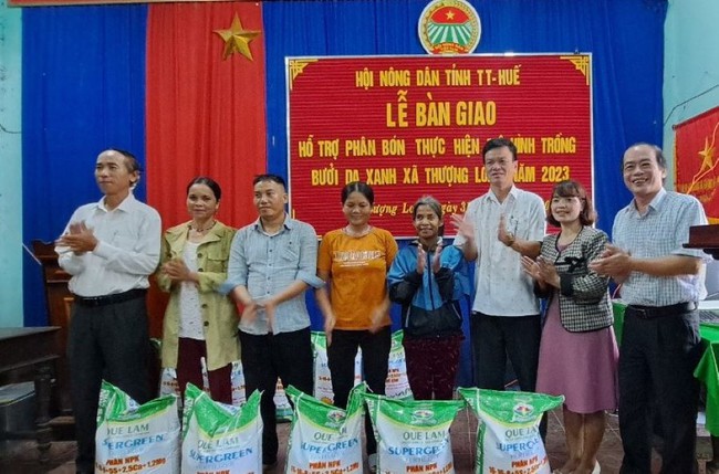 Hội Nông dân tỉnh TT-Huế hỗ trợ phân bón trị giá hơn 120 triệu đồng cho nông dân - Ảnh 2.