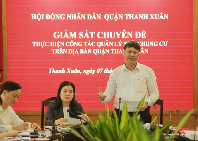 Thanh Xuân &quot;thúc&quot; các chủ đầu tư sớm tổ chức hội nghị nhà chung cư - Ảnh 1.