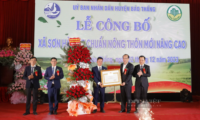 Lào Cai: Xã Sơn Hải đón nhận Quyết định công nhận xã đạt chuẩn nông thôn mới nâng cao - Ảnh 3.