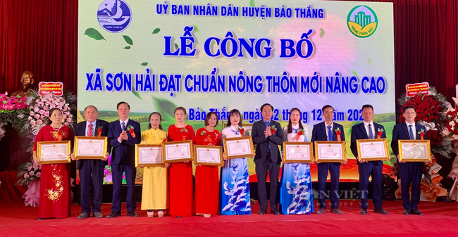 Lào Cai: Xã Sơn Hải đón nhận Quyết định công nhận xã đạt chuẩn nông thôn mới nâng cao - Ảnh 5.