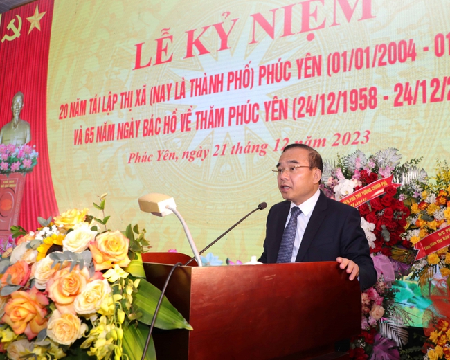 Kỷ niệm 20 năm tái lập thị xã Phúc Yên: “Vững bước trên con đường hội nhập và phát triển"- Ảnh 9.