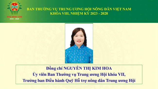 Danh sách 18 đồng chí tham gia Ban Thường vụ Trung ương Hội Nông dân Việt Nam - Ảnh 11.