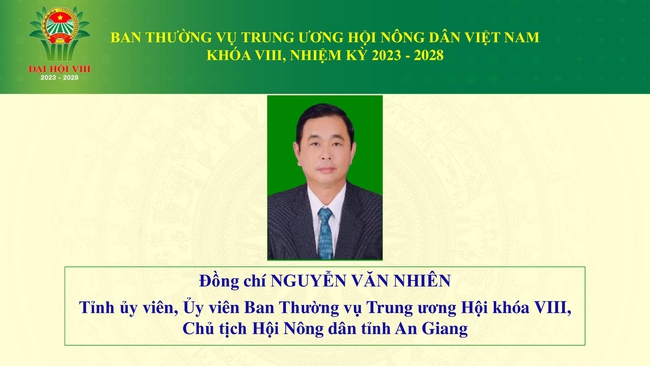 Danh sách 18 đồng chí tham gia Ban Thường vụ Trung ương Hội Nông dân Việt Nam - Ảnh 18.