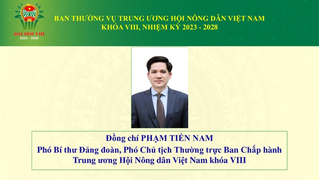 Danh sách 18 đồng chí tham gia Ban Thường vụ Trung ương Hội Nông dân Việt Nam - Ảnh 3.