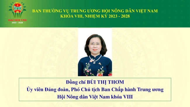 Danh sách 18 đồng chí tham gia Ban Thường vụ Trung ương Hội Nông dân Việt Nam - Ảnh 5.
