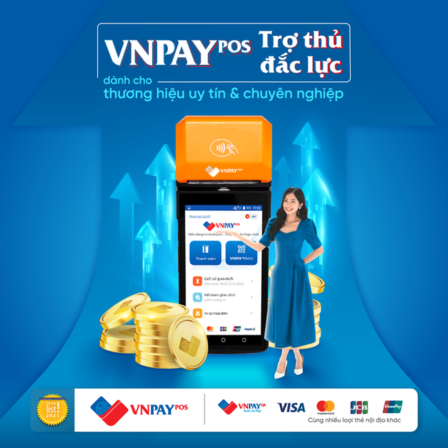 VNPAY-POS: Giải pháp thanh toán toàn diện ngay trên 1 thiết bị SmartPOS