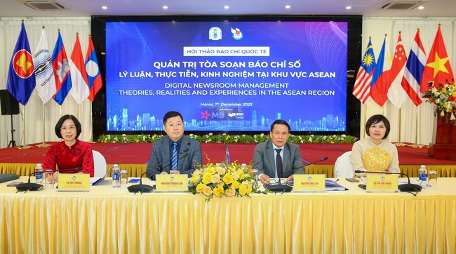 Hội thảo báo chí Quốc tế lớn nhất năm 2023: Xây dựng sự hợp tác lớn hơn nữa giữa các nước ASEAN - Ảnh 4.