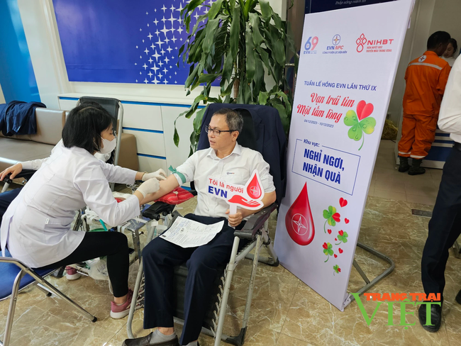 Chương trình hiến máu tình nguyện - Tuần lễ hồng EVN lần thứ IX - Ảnh 4.