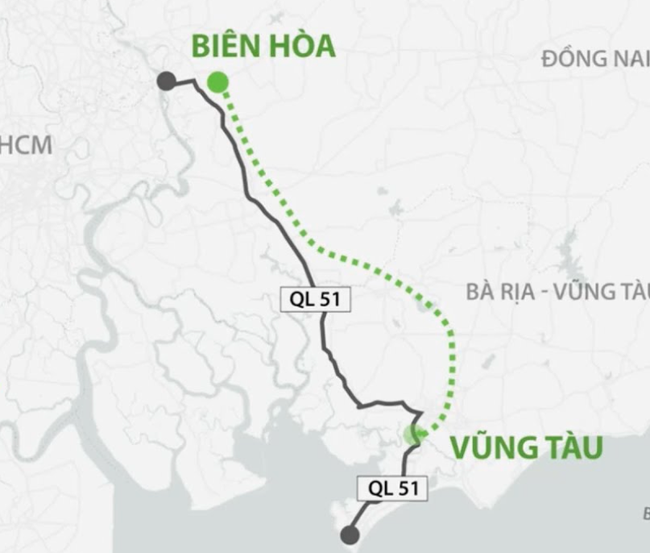 Cao tốc Biên Hòa - Vũng Tàu: Phê duyệt dự án thành phần 1 với quy mô giai đoạn 1 là 4 làn xe - Ảnh 1.