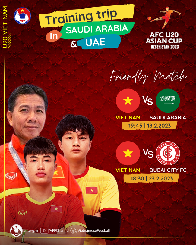 U20 Việt Nam đấu Dubai FC vào ngày nào? - Ảnh 2.