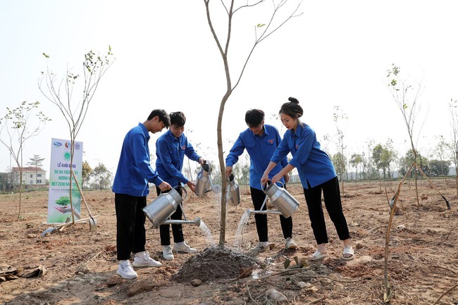 Dự án trồng cây hướng đến Net Zero Carbon chính thức khởi động tại Hà Nội - Ảnh 9.