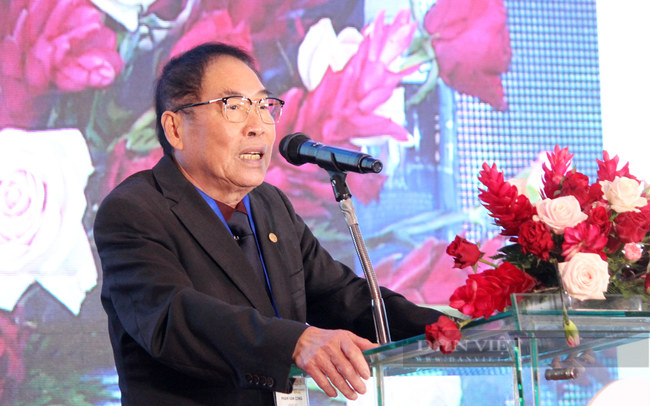 Ông Phạm Văn Công - Chủ tịch Vinacas chia sẻ những thách thức và kỳ vọng của ngành điều Việt Nam. Ảnh: Nguyên Vỹ