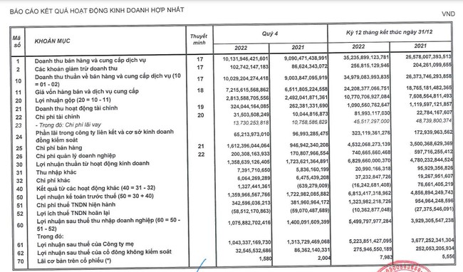 Khép lại năm 2022, Sabeco (SAB) đạt lợi nhuận &quot;vượt đỉnh&quot; - cao nhất từ trước tới nay - Ảnh 1.