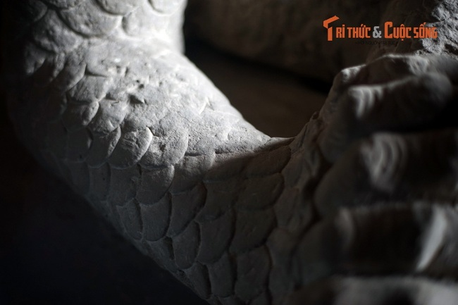 Bức tượng rồng cắn thân chân xé mình ngàn tuổi độc nhất Việt Nam - Ảnh 13.