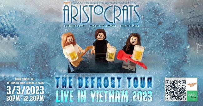 Ban nhạc rock nước Mỹ - The Aristocrats “xông đất” sân khấu biểu diễn Việt Nam - Ảnh 4.