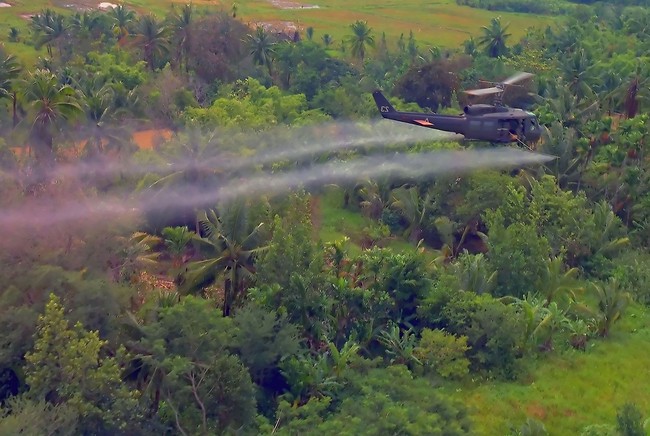 Kinh hoàng cảnh tượng Mỹ rải “thuốc diệt cỏ” ngập chiến trường Việt Nam - Ảnh 10.