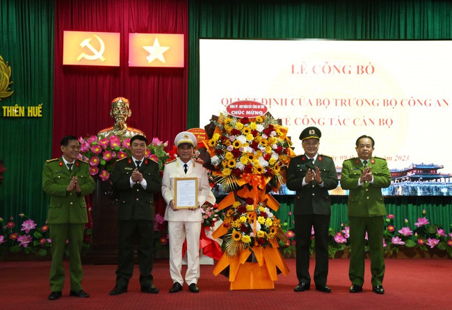 Bộ Công an bổ nhiệm Phó Giám đốc Công an tỉnh Thừa Thiên Huế  - Ảnh 1.