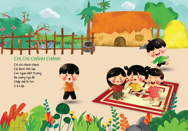 Mua Đồng dao cho bé  Các trò chơi dân gian  Các câu hát vè dân gian  Bé  từ 3 đến trở lên dành cho bé tập nói tại Việt Thư Books  Tiki